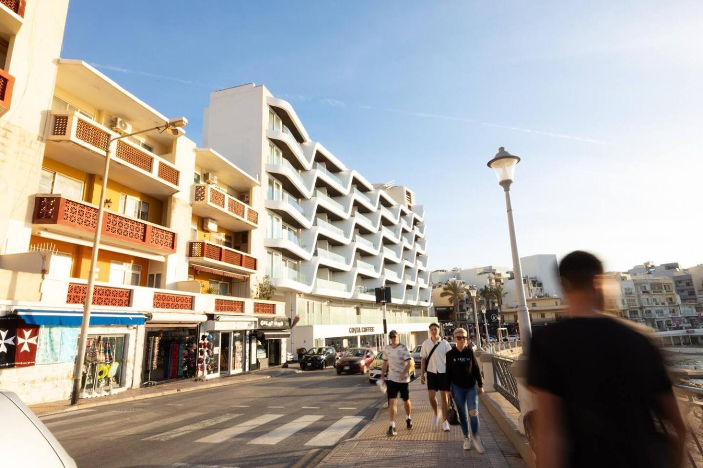 Ivory Suite Seafront With Views!- Fl 15 By Homely St. Paul's Bay Exterior foto